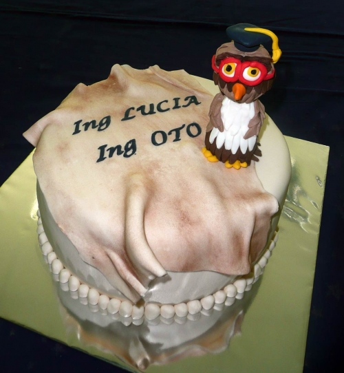 Najnovšie torty » Torta Sova