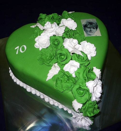 Najnovšie torty » Torta Zelené na 70tku