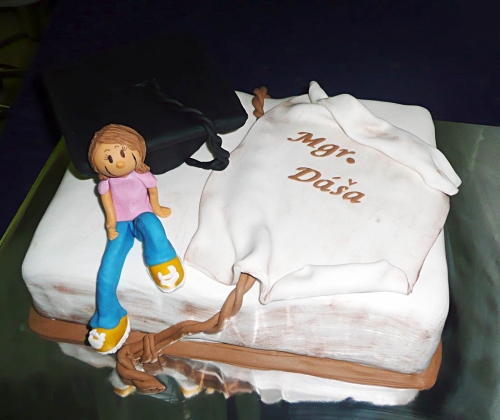 Najnovšie torty » Torta Promocie Dáša