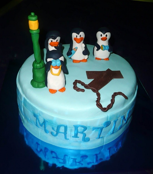 Najnovšie torty » Torta Tučniaci