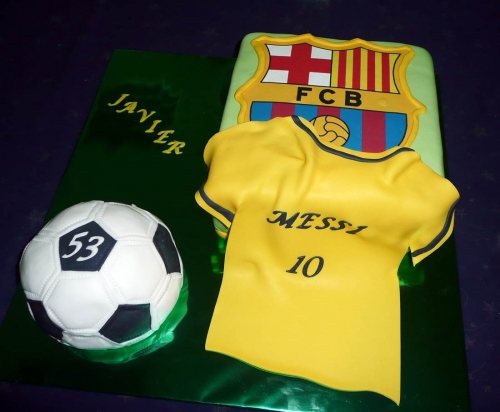 Športové torty » Torta Futbalová FCB