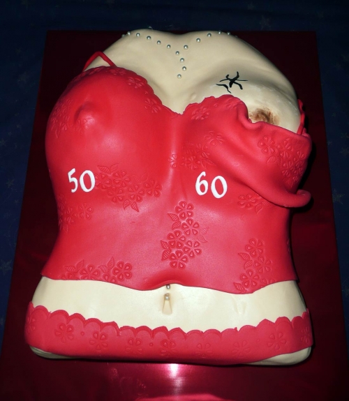 Svadobné torty » Torta Torzo ženy