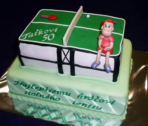 Športové torty » Torta Pinpongový stôl
