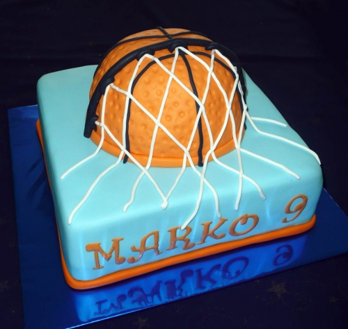 Svadobné torty » Torta Marko basketbal