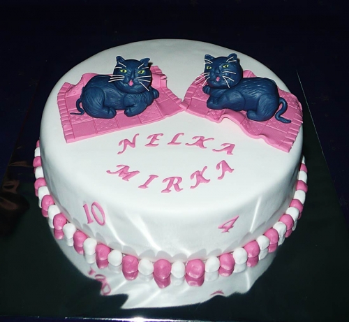 Svadobné torty » Torta Mačičky