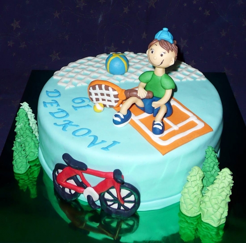 Športové torty » Torta 61 rokov dedkovi