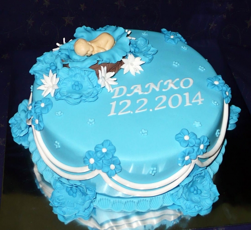 Krstinové torty » Torta Krstinová torta