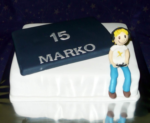 Svadobné torty » Torta Počítač pre chlapca