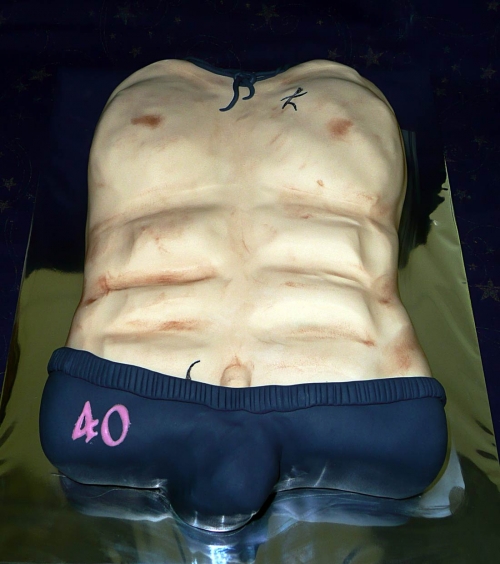 Svadobné torty » Torta Torzo muža