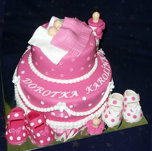 Krstinové torty » Torta Krstinová Dorotke