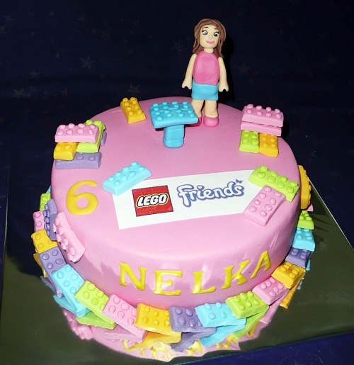 Svadobné torty » Torta Lego friends