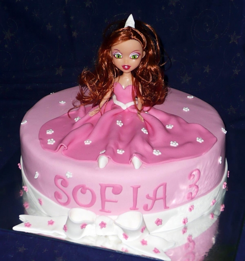 Torty » Torta Barbie Sofia