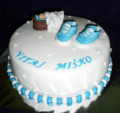 Krstinové torty » Torta Krstinová pre Miška