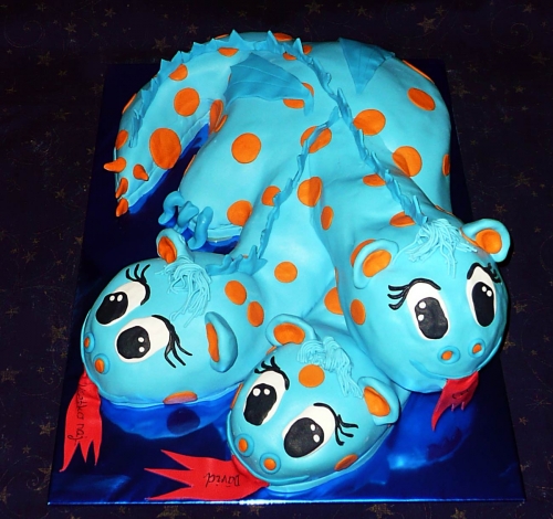Svadobné torty » Torta Trojhlavý drak