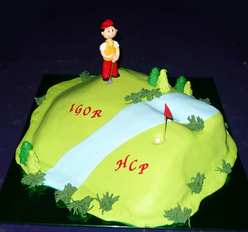 Športové torty » Torta Folf pre chlapca