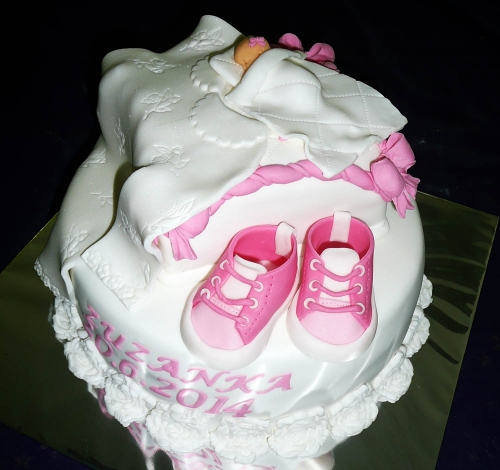 Krstinové torty » Torta Krstiny pre Zuzanku