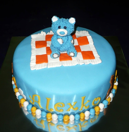 Svadobné torty » Torta Macko pre Alexa