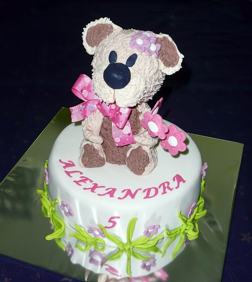 Svadobné torty » Torta Macko 3D pre Alexandru