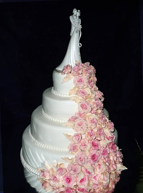 Svadobné torty » Torta Svadobná 4p.