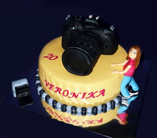 Torty » Torta Fotoaparát Veronike