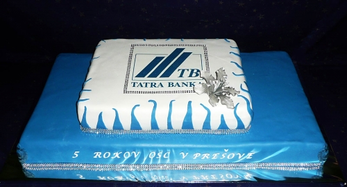 Firemné torty » Torta Firemná pre Tatrabanku