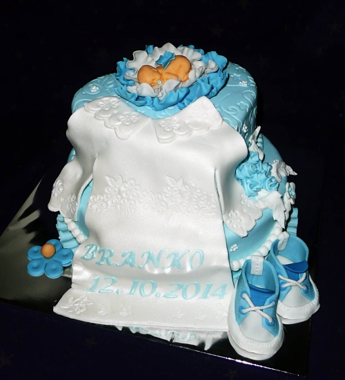 Krstinové torty » Torta Krstiny pre Branka