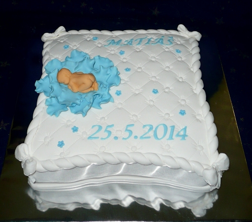 Krstinové torty » Torta Krstinová pre chlapca