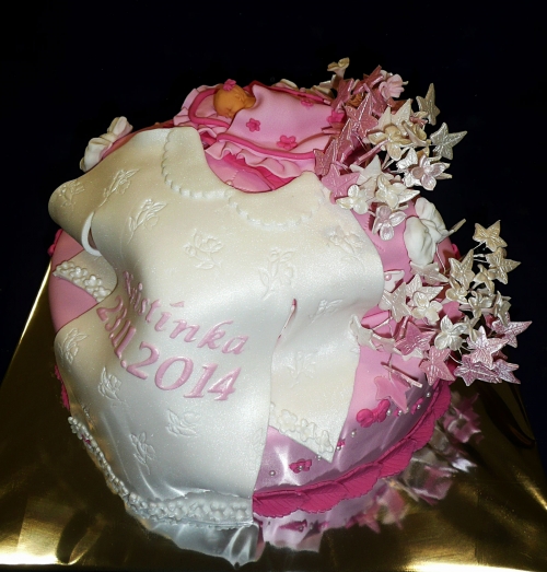 Krstinové torty » Torta Krstiny pre dievča