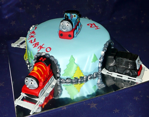 Svadobné torty » Torta Vláčik Tomáš