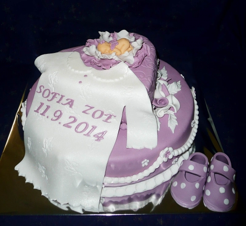 Krstinové torty » Torta Krstinová pre dievča