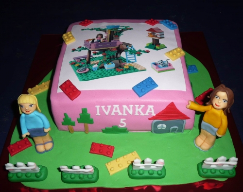 Svadobné torty » Torta Lego friends