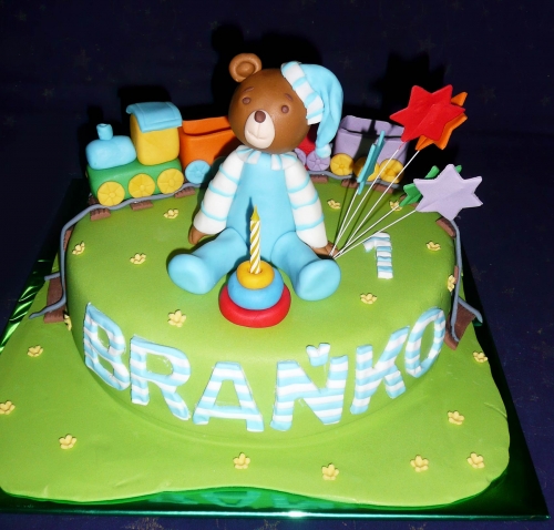 Svadobné torty » Torta Branko jeden rok