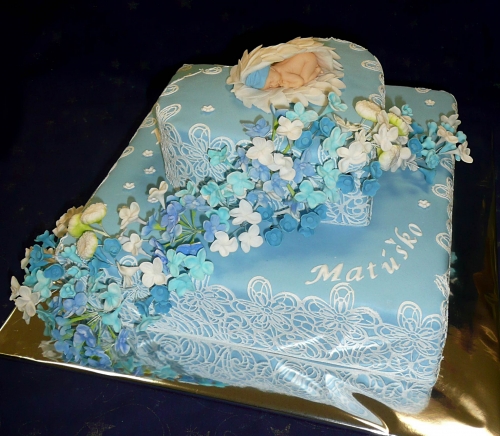 Krstinové torty » Torta Na krstiny pre chlapca
