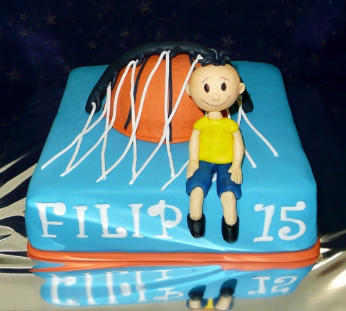 Svadobné torty » Torta Basketbalista Filipko