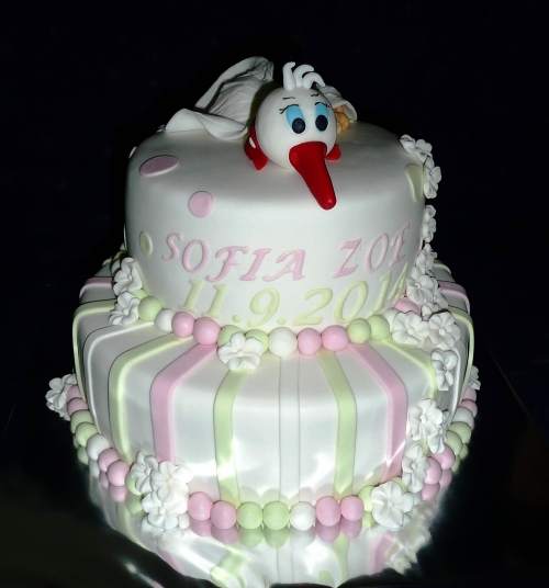 Krstinové torty » Torta Krstiny pre Sofinku