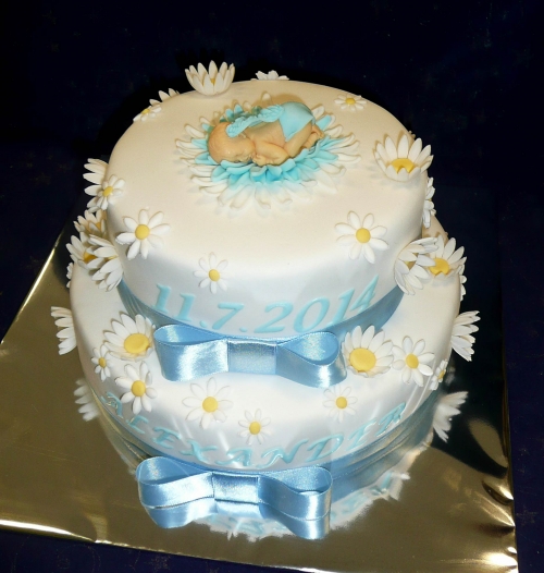 Krstinové torty » Torta Krstinová pre chlapca