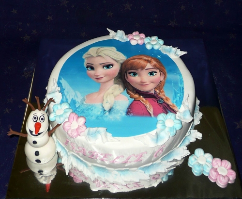 Svadobné torty » Torta Frozen Isabelle