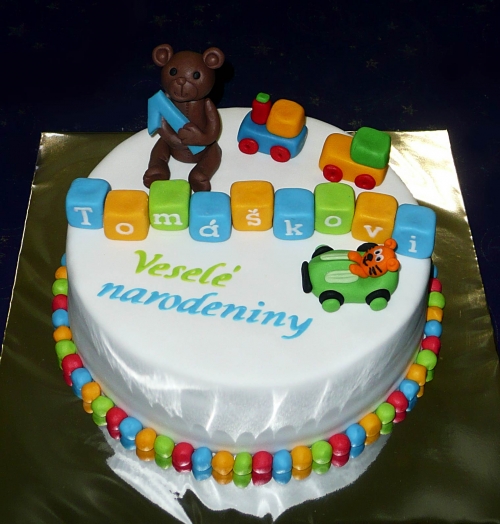 Svadobné torty » Torta Macko pre Tomáška