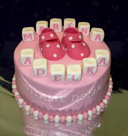 Krstinové torty » Torta Pre dievčatko