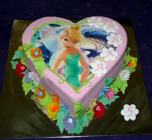 Jedlé obrazky na torty » Torta Zvonilka s obrázkom