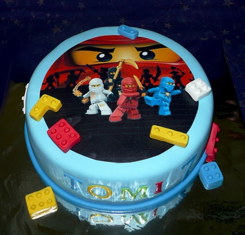 Svadobné torty » Torta LEGO postavičky NinjaGo