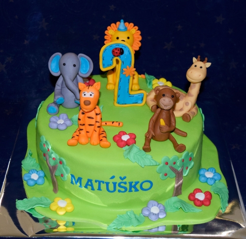 Torty pre chlapcov » Torta Zvieratká pre Matúška
