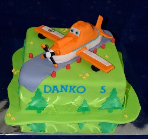 Torty pre chlapcov » Torta Lietadlo Dasty