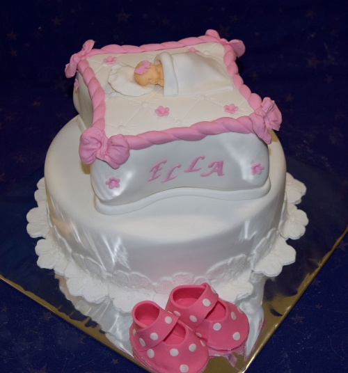 Svadobné torty » Torta Na krstiny Ele