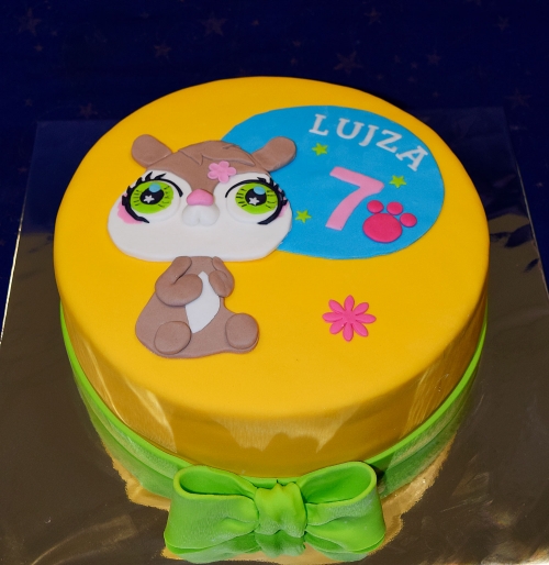 Svadobné torty » Torta Mačička Lujza