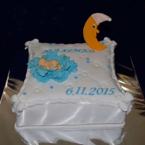 Krstinové torty » Torta Krstinová pre chlapca Maximka