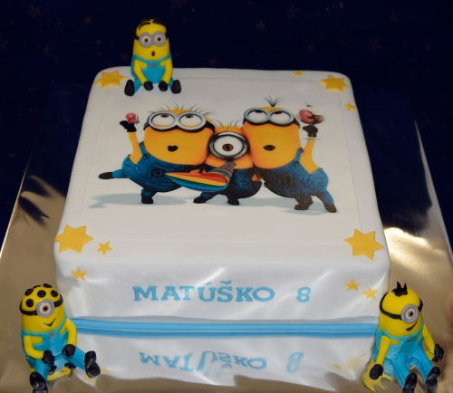 Torty pre chlapcov » Torta Mimoni pre Matúška