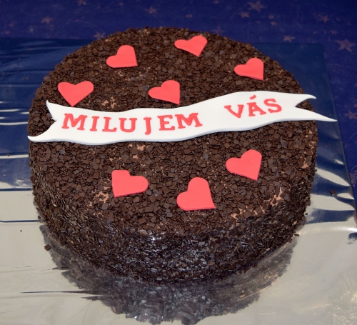 Rôzne torty » Torta Čokoládová so srdiečkom