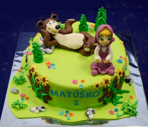 Torty pre chlapcov » Torta Míša a Máša Matúškovi