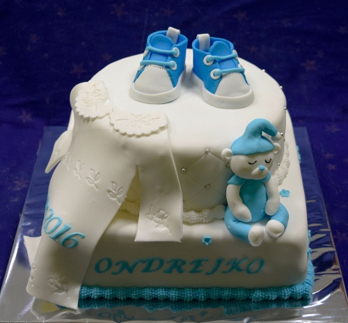Krstinové torty » Torta Na krstiny pre Ondrejka